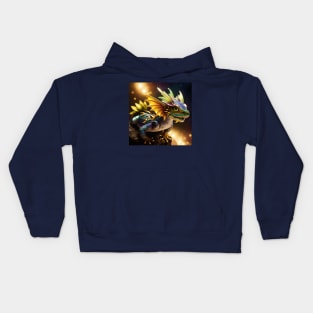 Glitter Dragon Kids Hoodie